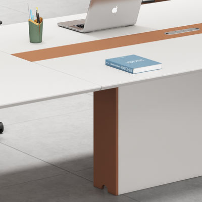 Mobili moderni per ufficio modulari in legno Tavola 2 Cubicolo per 4 persone Stazione di lavoro Direttore Personal Desk