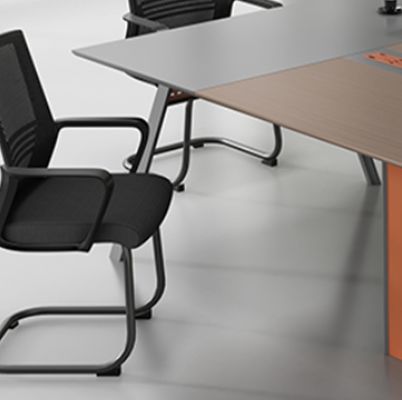 Moderno rettangolo semplice lunghissima scrivania in legno metallico tavolo di riunione negoziato grande ufficio sala riunioni tavolo di conferenza