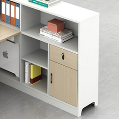Moderno personale semplice schermo ufficio scrivania e sedia Combinazione 2 persone Cubicolo modulare in legno ufficio scrivania
