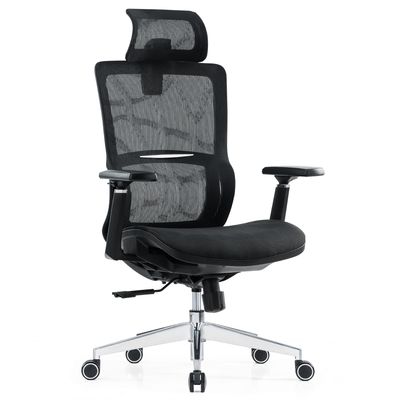 Arredamento a maglia nera supporto lombare massaggio moderno all'ingrosso braccialetto comfort tessuto ergonomico sedia da ufficio