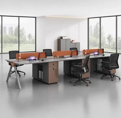 Modern Office Cubicle Staff Stazione di lavoro Scrivania Tavola di ufficio aperta Mobili da ufficio modulari Stazione di lavoro