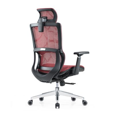 Supporto lombare Full Mesh Luxury Mesh With Headrest Tessuto regolabile Comfort Poltrona ergonomica per ufficio