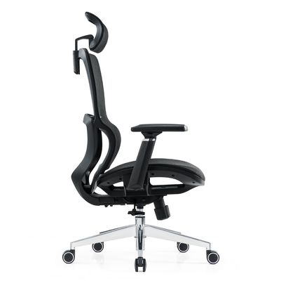 Supporto lombare Full Mesh Luxury Mesh With Headrest Tessuto regolabile Comfort Poltrona ergonomica per ufficio