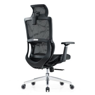 Supporto lombare Full Mesh Luxury Mesh With Headrest Tessuto regolabile Comfort Poltrona ergonomica per ufficio