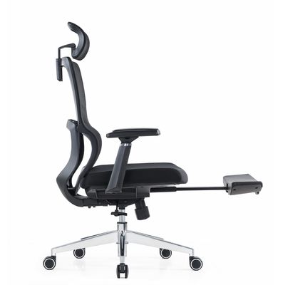 Sedie ergonomiche a schiena alta a maglia piena con poggiatesta regolabile braccia cuscino a vita