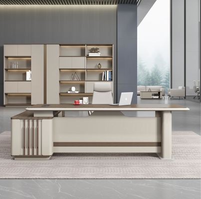 Moderno L-Shape Direttore Manger Soluzioni mobili da ufficio Tavolo e sedia Set esecutivo