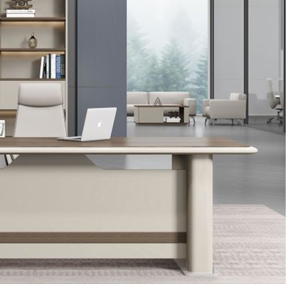 Moderno L-Shape Direttore Manger Soluzioni mobili da ufficio Tavolo e sedia Set esecutivo