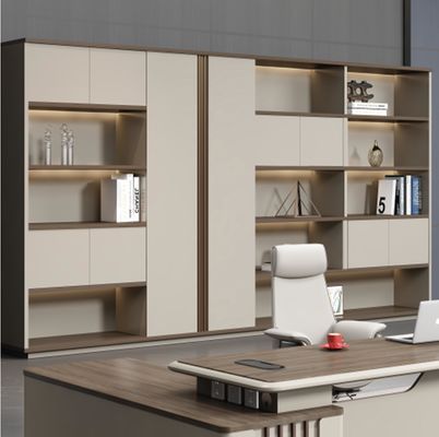 Mobili d'ufficio moderni in forma di L Capo ampio ufficio