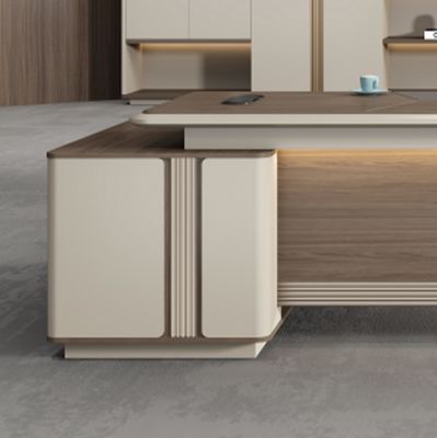 Mobili da ufficio Forma L Mdf Capo Direttore Amministratore Delegato Tavolo Esercizio Tavolo Informatica Tavolo di studio