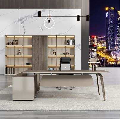 Moderno Boss Tavolo L Forma Direttore Scrivania Mobili d'ufficio Luxury Executive Office Scrivania
