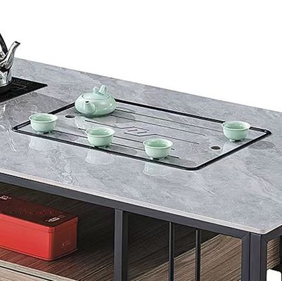 Mobili per ufficio a calore resistenti a caldaia di pietra rettangolare moderna con telaio metallico