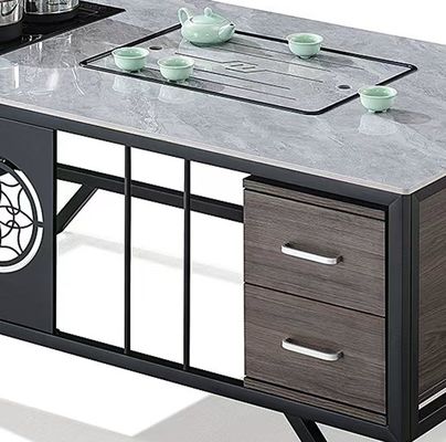 Tavolo da tè minimalista moderno Tavolo da caffè multifunzionale resistente per ufficio