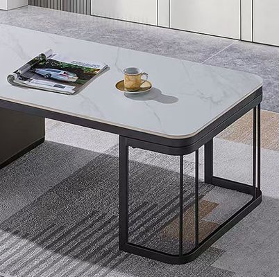 Y03# Mobili d'ufficio moderni Tavolo da caffè in marmo Tavolo da tè in ufficio