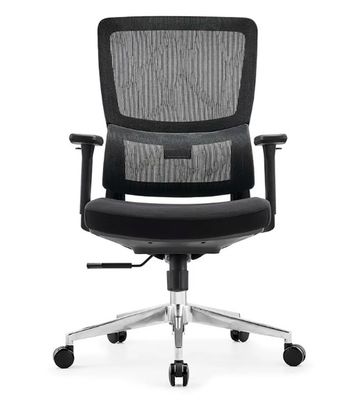 Sedile da ufficio a rete ergonomica traspirante a schiena media regolabile in altezza