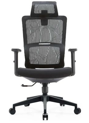 Arredamento a maglia nera supporto lombare massaggio moderno all'ingrosso braccialetto comfort tessuto ergonomico sedia da ufficio