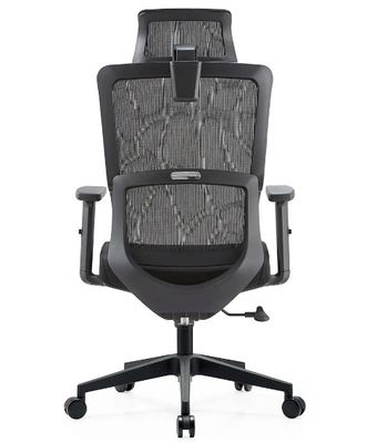Arredamento a maglia nera supporto lombare massaggio moderno all'ingrosso braccialetto comfort tessuto ergonomico sedia da ufficio