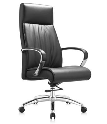 Poltrona da ufficio a schiena alta in cuoio in PU, regolabile ergonomicamente