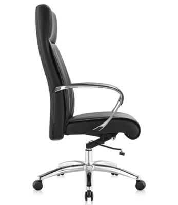Poltrona da ufficio a schiena alta in cuoio in PU, regolabile ergonomicamente