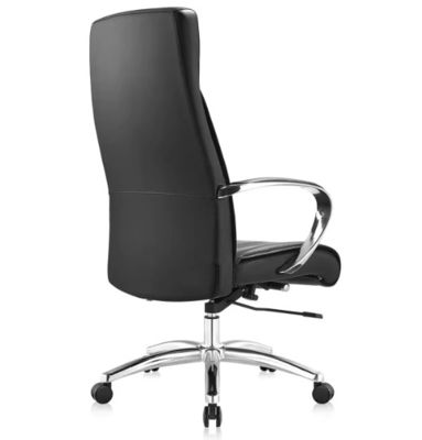 Poltrona da ufficio a schiena alta in cuoio in PU, regolabile ergonomicamente
