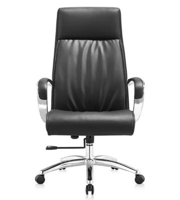 Poltrona da ufficio a schiena alta in cuoio in PU, regolabile ergonomicamente