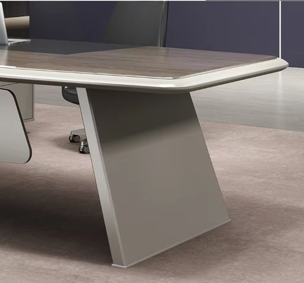 Modern L Shape Ergonomic Office Desk Luxury High End Executive Office Desk And Chair Ceo Boss Scrivania in legno