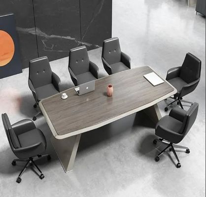 Fabbricazione di uffici semplici e moderni Negoziazione rettangolare Sala riunioni Conferenza Tavolo