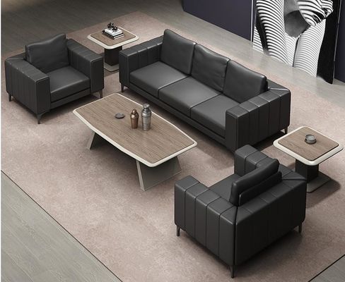 Arredamento per ufficio Divano moderno Set da tavolo centro Mdf Tavolo da tè in legno Tavolo da caffè
