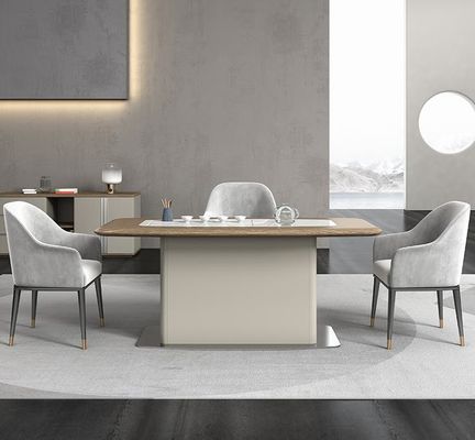 Arredamento per ufficio Divano moderno Set da tavolo centro Mdf Tavolo da tè in legno Tavolo da caffè