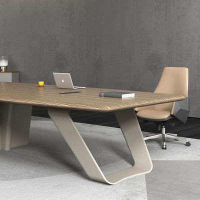 Servizio mobili Sala ufficio Tavolo conferenze Mdf ufficio moderno Oem Legno rivestimento Tavolo conferenze Tavolo riunioni