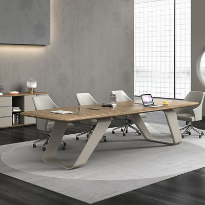 Servizio mobili Sala ufficio Tavolo conferenze Mdf ufficio moderno Oem Legno rivestimento Tavolo conferenze Tavolo riunioni