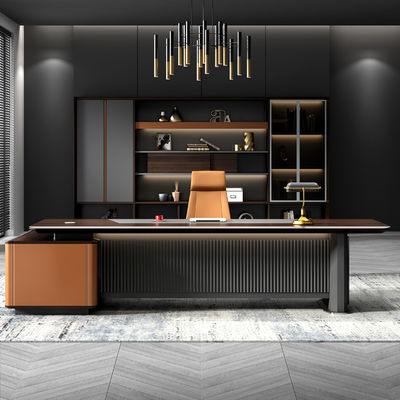 Fabbrica Custom Design Moderno L Forma Direttore Gestore Direttore Direttore Direttore Direttore Direttore Desk Executive Office Desk Furniture Set