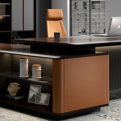Fabbrica Custom Design Moderno L Forma Direttore Gestore Direttore Direttore Direttore Direttore Direttore Desk Executive Office Desk Furniture Set