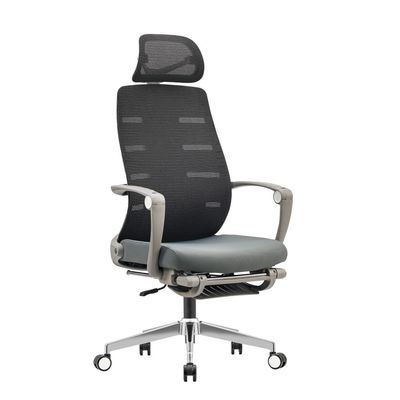 Sedile da ufficio ergonomica a maglia nera Sedile elevatore moderno di alta qualità per posti a sedere comodi e durevoli