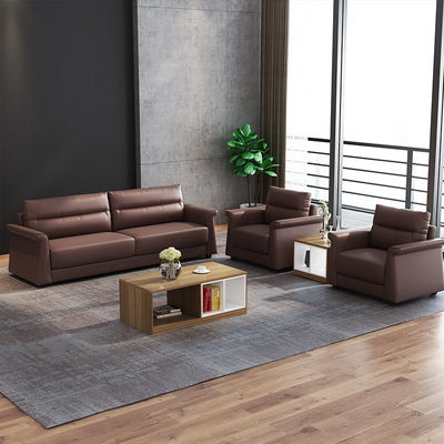 Mobili da ufficio Commerciale ufficio Recepzione Divano Set di lusso Divano di cuoio Divano Italiano Divano di sezione Sala ufficio Salone Divano di attesa