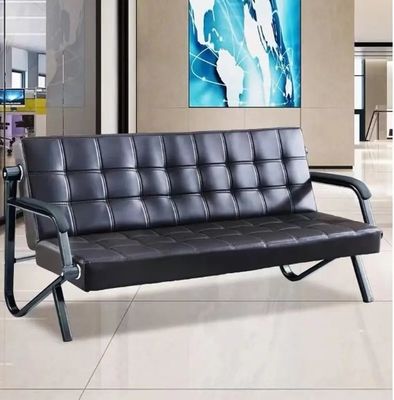 Salone di bellezza moderno Spa Sala d'attesa Divano Comfort 3 posti Divano ufficio Divano di pelle Divano di ricezione Divano