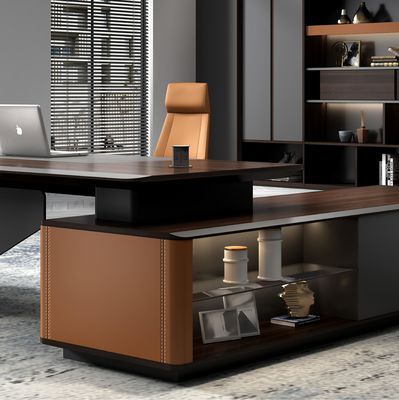 Fabbrica Custom Wholesale Luxury Design Ceo Boss Executive Office Desk Moderno Boss Desk Manager Tavolo di ufficio Ceo Desk Luxury