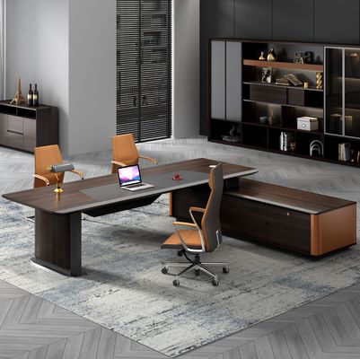 Fabbrica Custom Wholesale Luxury Design Ceo Boss Executive Office Desk Moderno Boss Desk Manager Tavolo di ufficio Ceo Desk Luxury