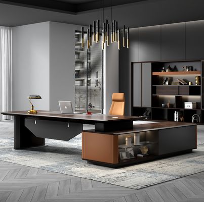 Fabbrica Custom Wholesale Luxury Design Ceo Boss Executive Office Desk Moderno Boss Desk Manager Tavolo di ufficio Ceo Desk Luxury