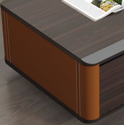 Minimalista Custom Made in legno in forma quadrata Storage Living Room Luxury Modern Coffee Table