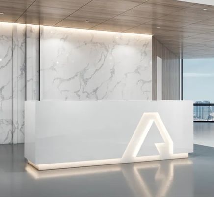 Moderni mobili da ufficio in legno di lusso mobili da ufficio moderni in bianco