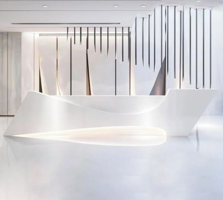 Moderna reception desk salone di bellezza reception desk reception counter spa personalizzato per la compagnia