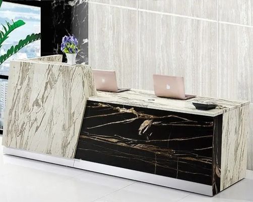 Modern Luxury Reception Desk Mobili per ufficio personalizzati Reception Multi Person Reception Desk