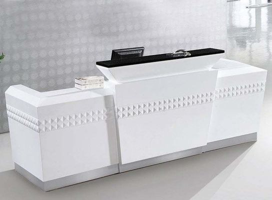 New Design Popolare Luxury Minimalist Marmo Reception Desk per ufficio