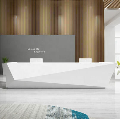 Disegno della reception personalizzato design della reception dell'ufficio moderno
