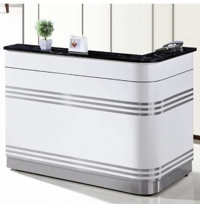 Barato in stile minimalista Mobili moderni estendibili ufficio Recepzione Contiere Tavolo Recepzione Contiere In vendita