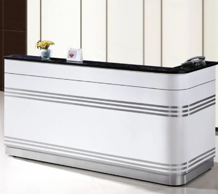 Barato in stile minimalista Mobili moderni estendibili ufficio Recepzione Contiere Tavolo Recepzione Contiere In vendita