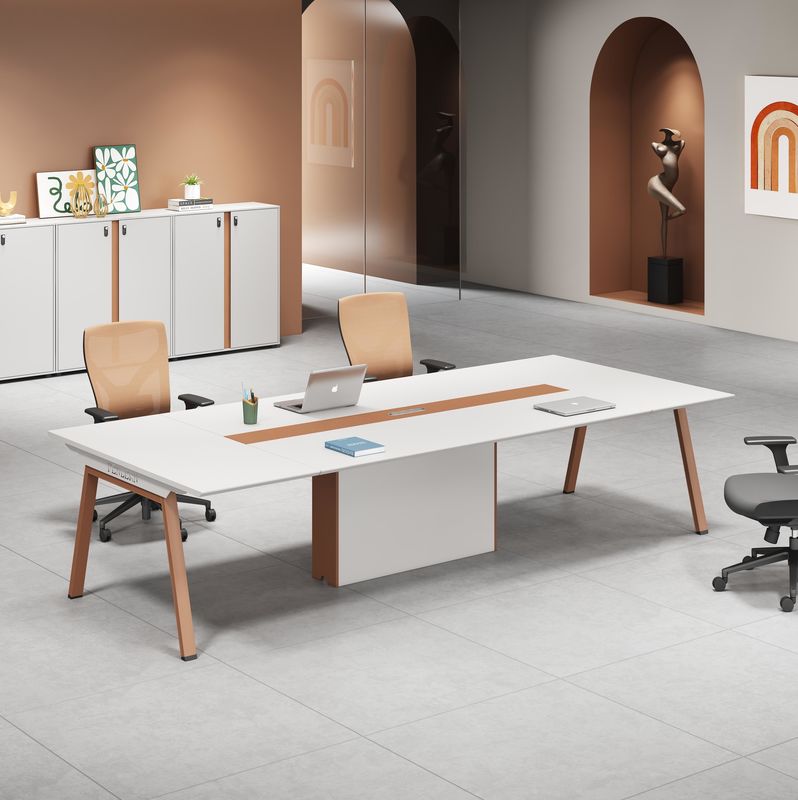 Mobili moderni per ufficio modulari in legno Tavola 2 Cubicolo per 4 persone Stazione di lavoro Direttore Personal Desk