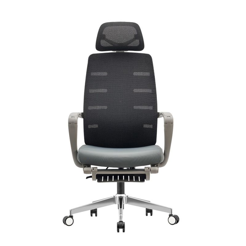 Sedile da ufficio ergonomica a maglia nera Sedile elevatore moderno di alta qualità per posti a sedere comodi e durevoli