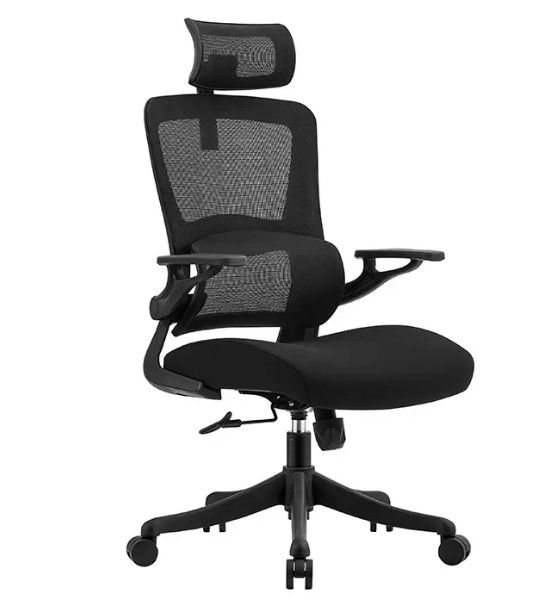 High Back Executive Office Chair Modern Mesh Swivel Bank Chair con poggiatesta regolabile