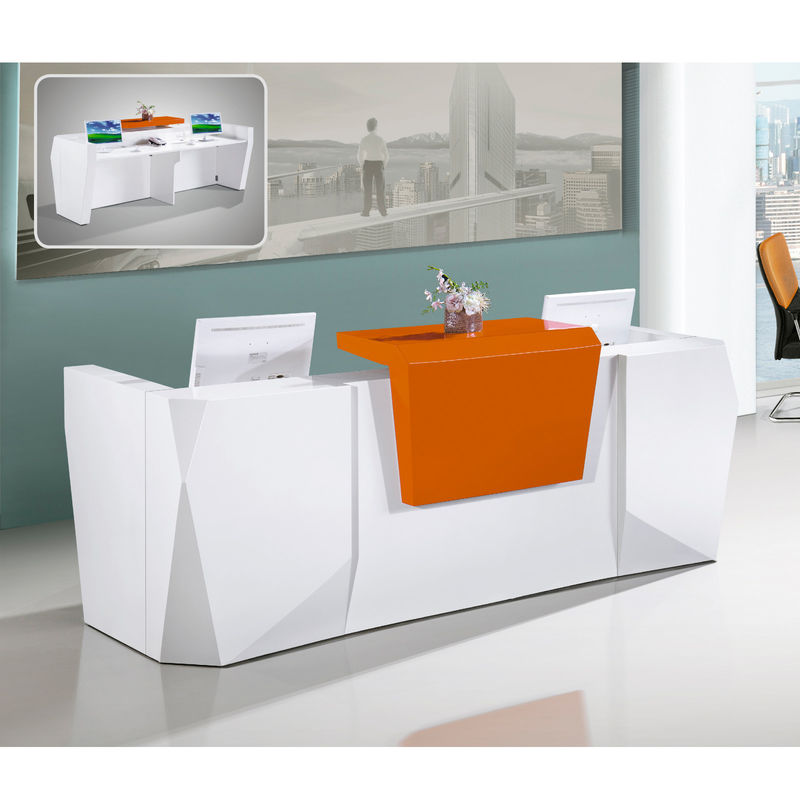 High End Modern Minimalist Reception Desk per uffici Banchi d'incontro Alta qualità per edifici per uffici